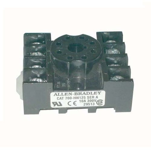 Allen-Bradley, Tube Base Socket, Panel or DIN Rail Mount, Screw, 11-Pin ...
