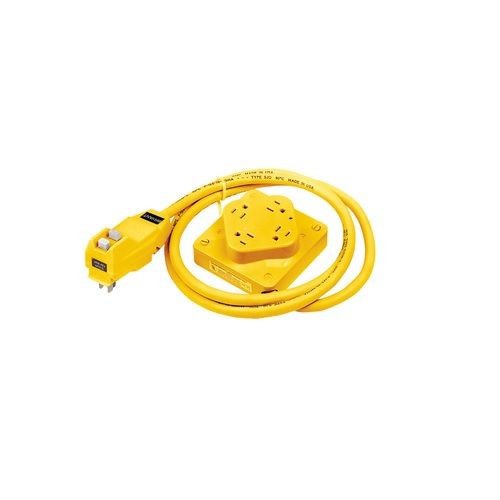 Bryant Electric QUADPLEX® T1254GF6 1-Phase 2-Pole 3-Wire 4-Outlet