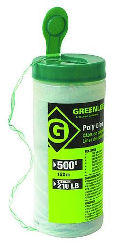 Greenlee® 430-500 Spiral Wrap Tracer Twine Poly Line, 210 lb