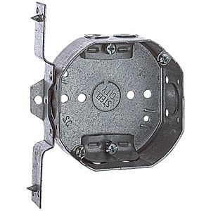 Steel City® 54151-NV Drawn Style Ceiling Box, Steel, 15.8 cu-in