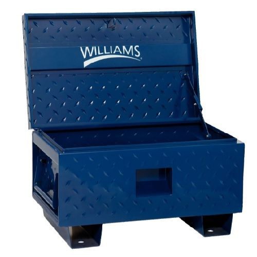Williams® JHW50950B Job Site Box, 16 ga Steel, Tread Plate