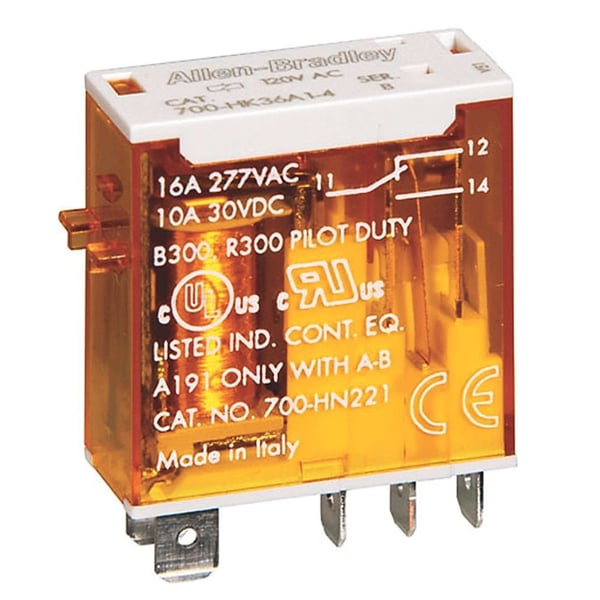 Allen-Bradley, 700-HK General Purpose Slim Line Relay, 16