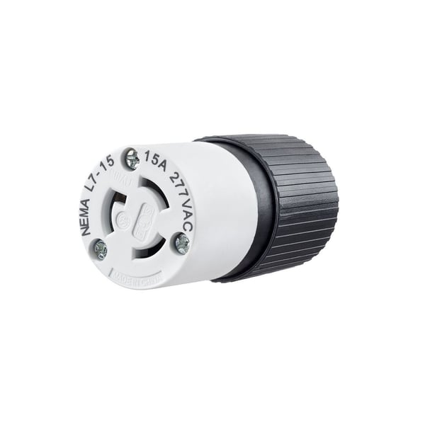 Hubbell® Select Spec™ L715C Locking Connector, 277 VAC, 15 A, 2