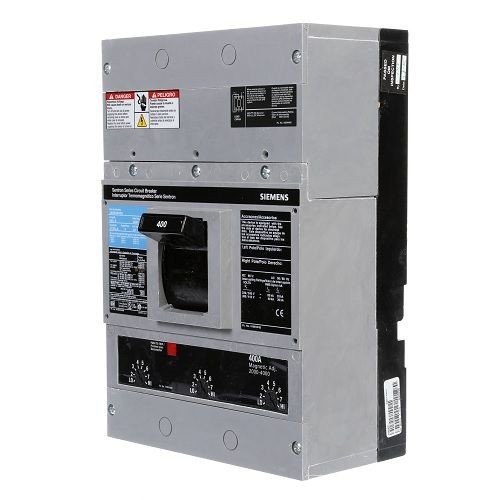 Siemens JXD63B400 Molded Case Circuit Breaker, 600 VAC/250 VDC
