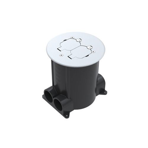 Wiremold® 881 Ratchet-Pro™ 881 Non-Metallic Floor Box, PVC, 1 Gang