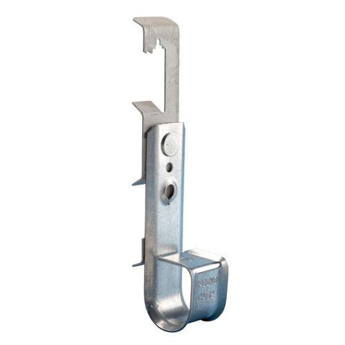 RJ nVent ERICO CAT124Z34 J-Hook With Rod/Wire Clip, 3/4 in, 48 lb