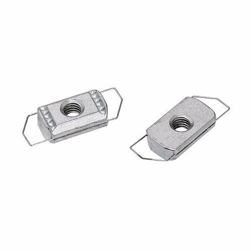 B-Line 4Dimension™ 4DWN228ZN Wire Wing Channel Nut, 1/4 in THK, 3