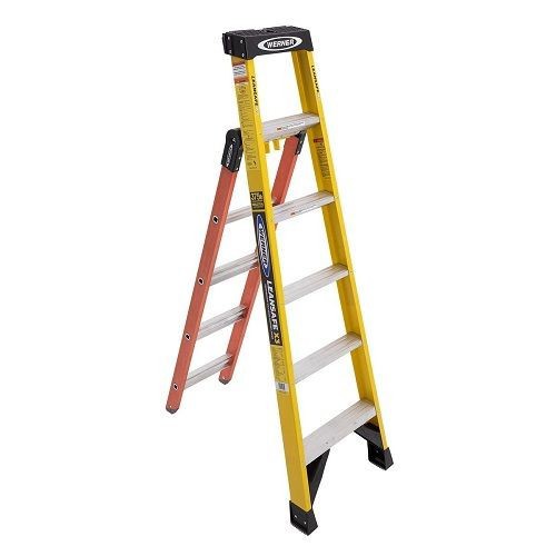 WERNER® LDP7306 3-in-1 Multi-Purpose Ladder, 13 ft Reach Height