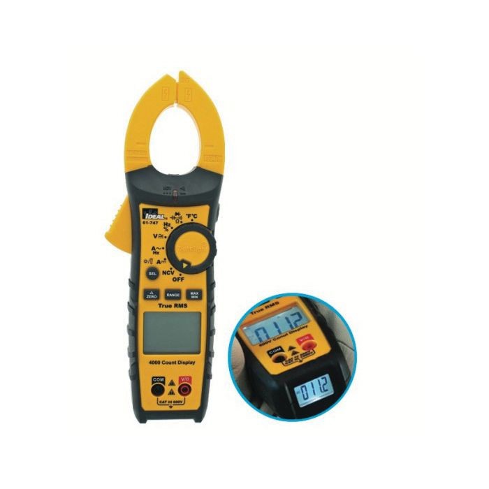IDEAL® TightSight® 61-747 Digital Clamp Meter With Backlit