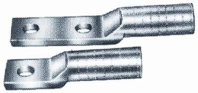 Hubbell, Compression Terminal, Aluminum, 2 Pad Holes, 0.50 Inch Bolt ...