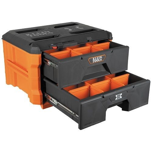 Klein® 54822MB MODbox™ Two Drawer Toolbox, 22.3 in L x 14.4 in H x