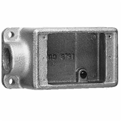 EATON Crouse-Hinds Condulet® FDT2 Device Box, Feraloy® Iron Alloy, 1 ...