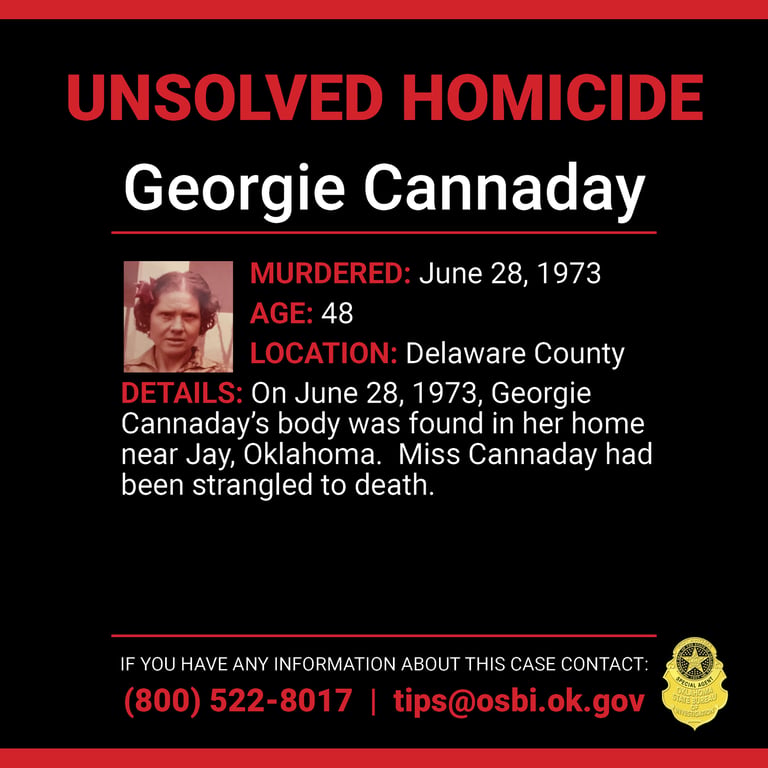 Georgie Cannaday death by force