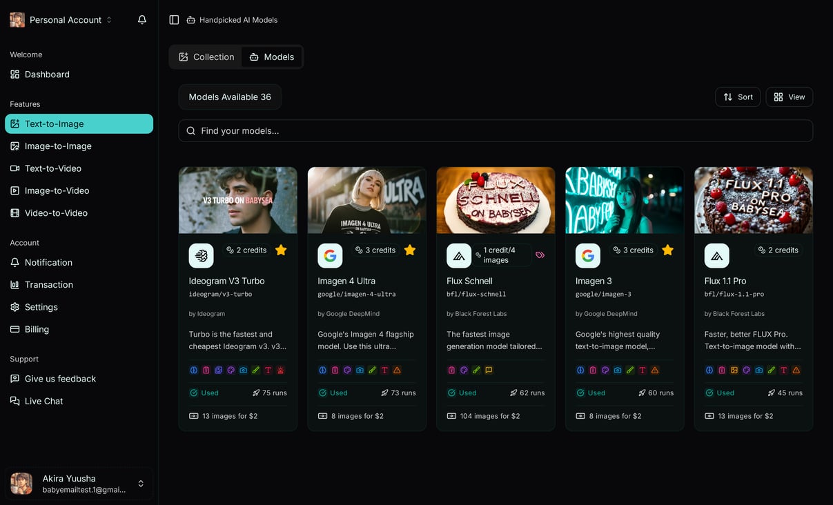 BabySea - Multimodal AI for Creative Generation Workflows