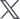 X
