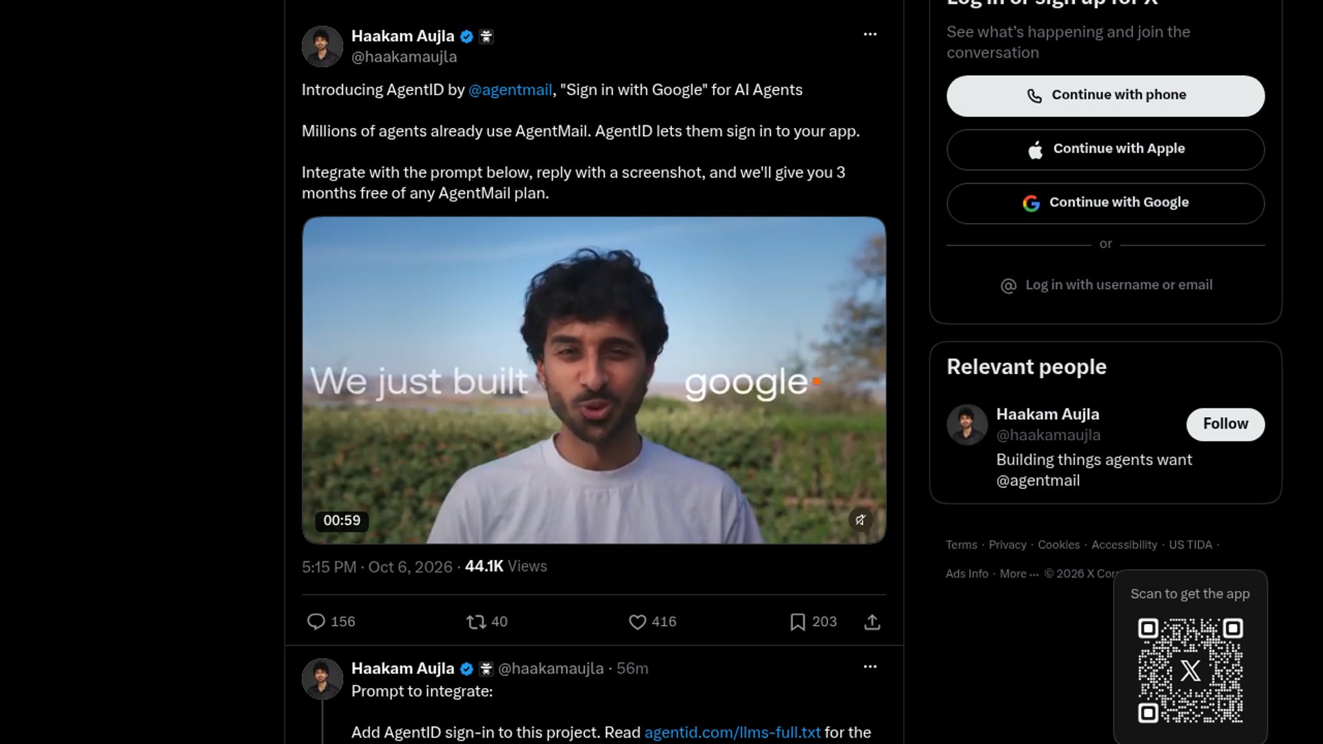 AgentID launches sign-in for AI agents