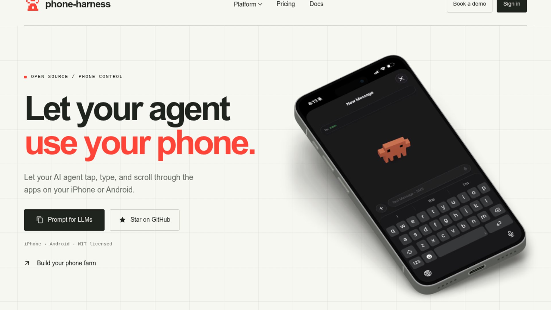 Phone Harness Makes Agent Setup One Prompt