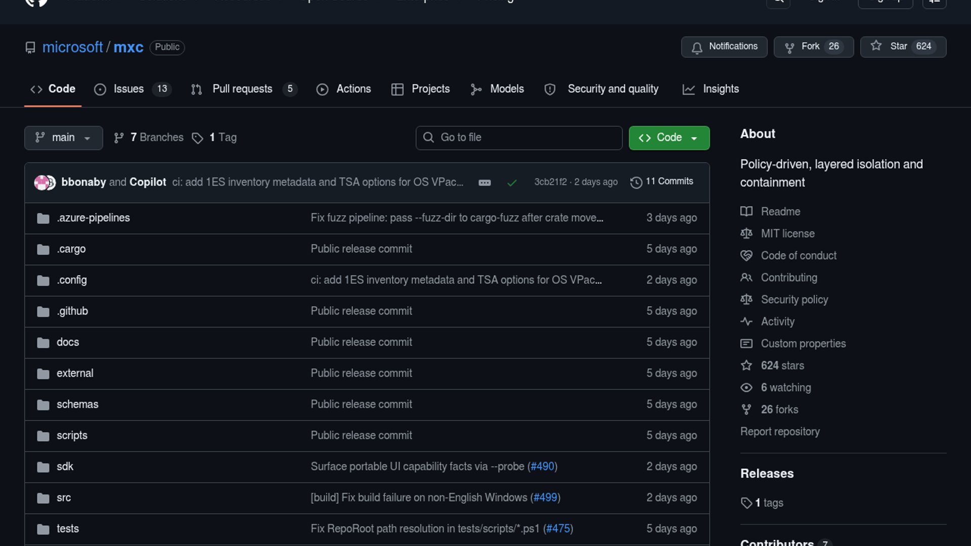Microsoft open-sources Microsoft Execution Containers (MXC), a policy-driven, layered isolation and containment framework written in Rust to secure AI agents and applications.