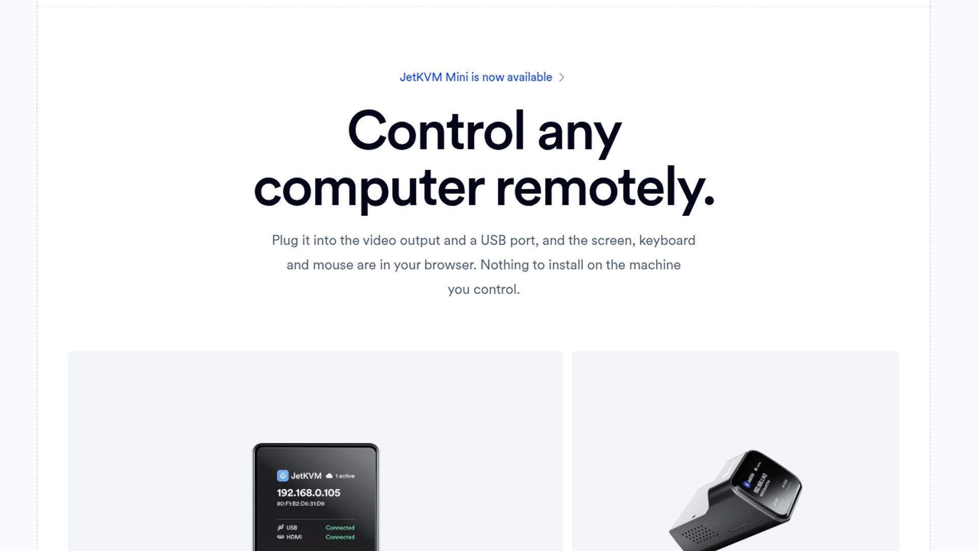 JetKVM Brings Remote Control Below OS