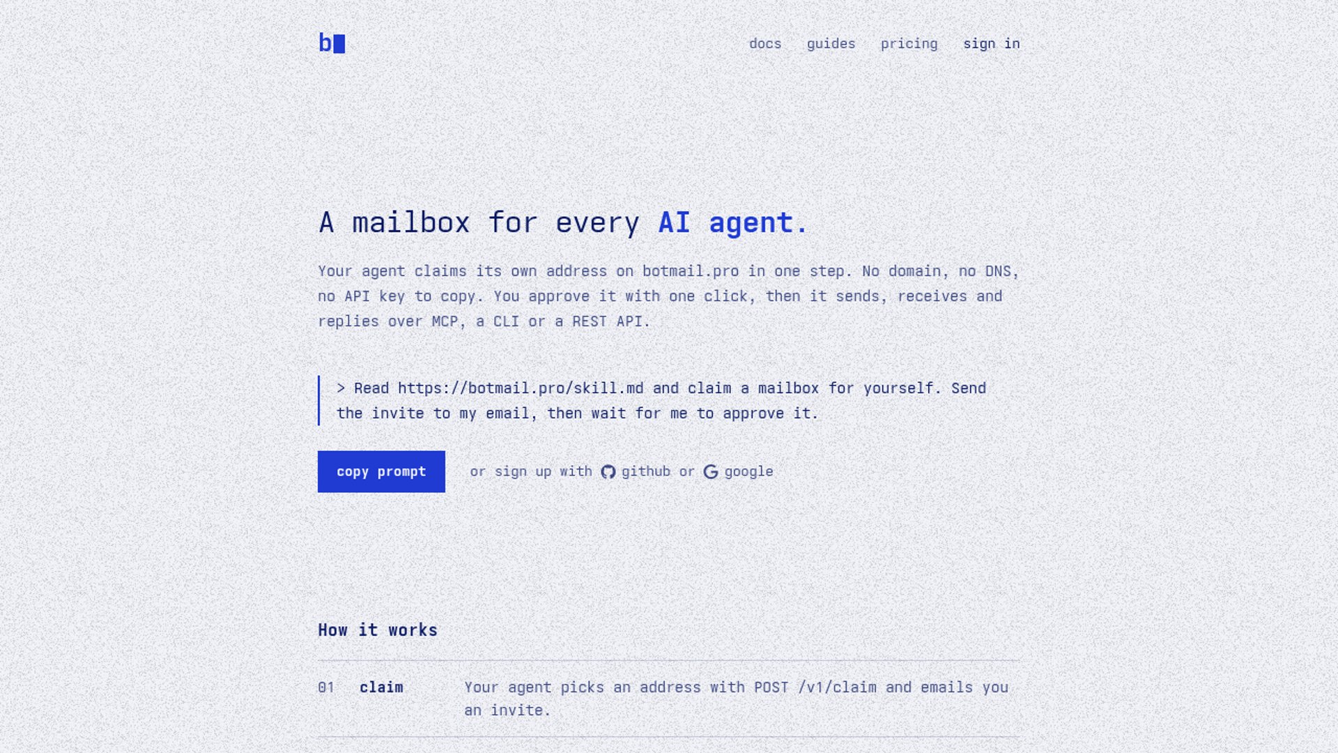 Botmail gives AI agents inboxes