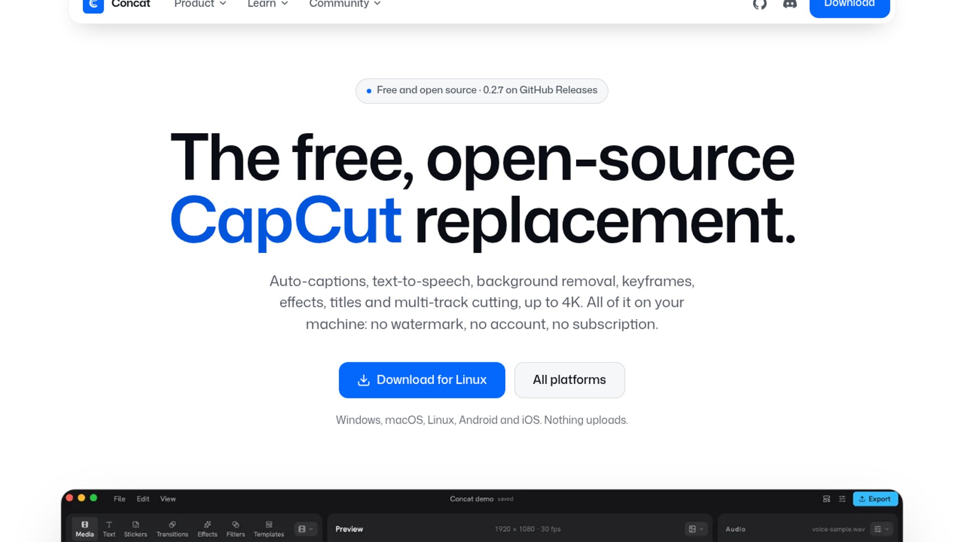 Concat Puts Video Editing Under Agent Control