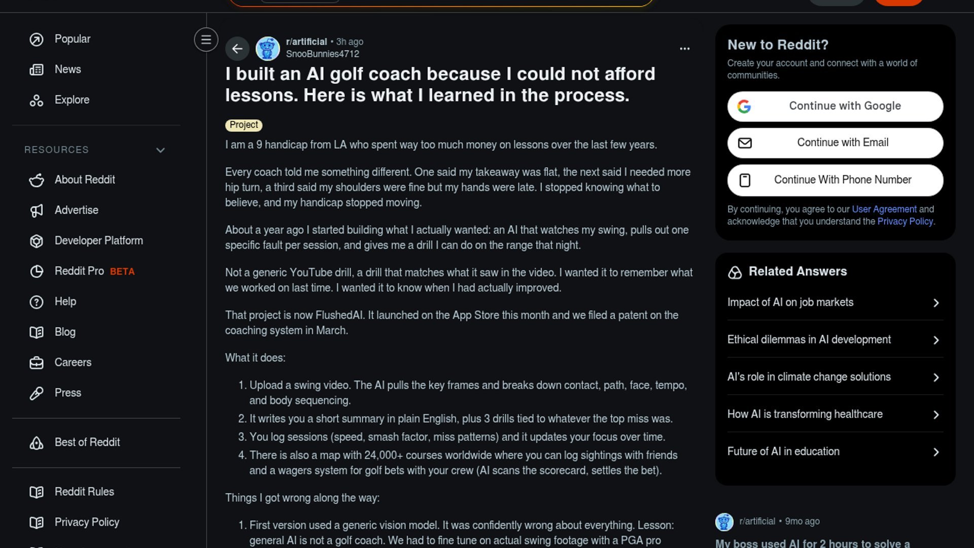 FlushedAI launches AI-powered personalized golf coach