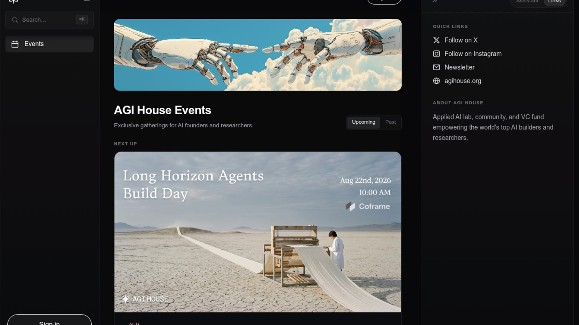 AGI House to Host Long-Horizon Agents Build Day