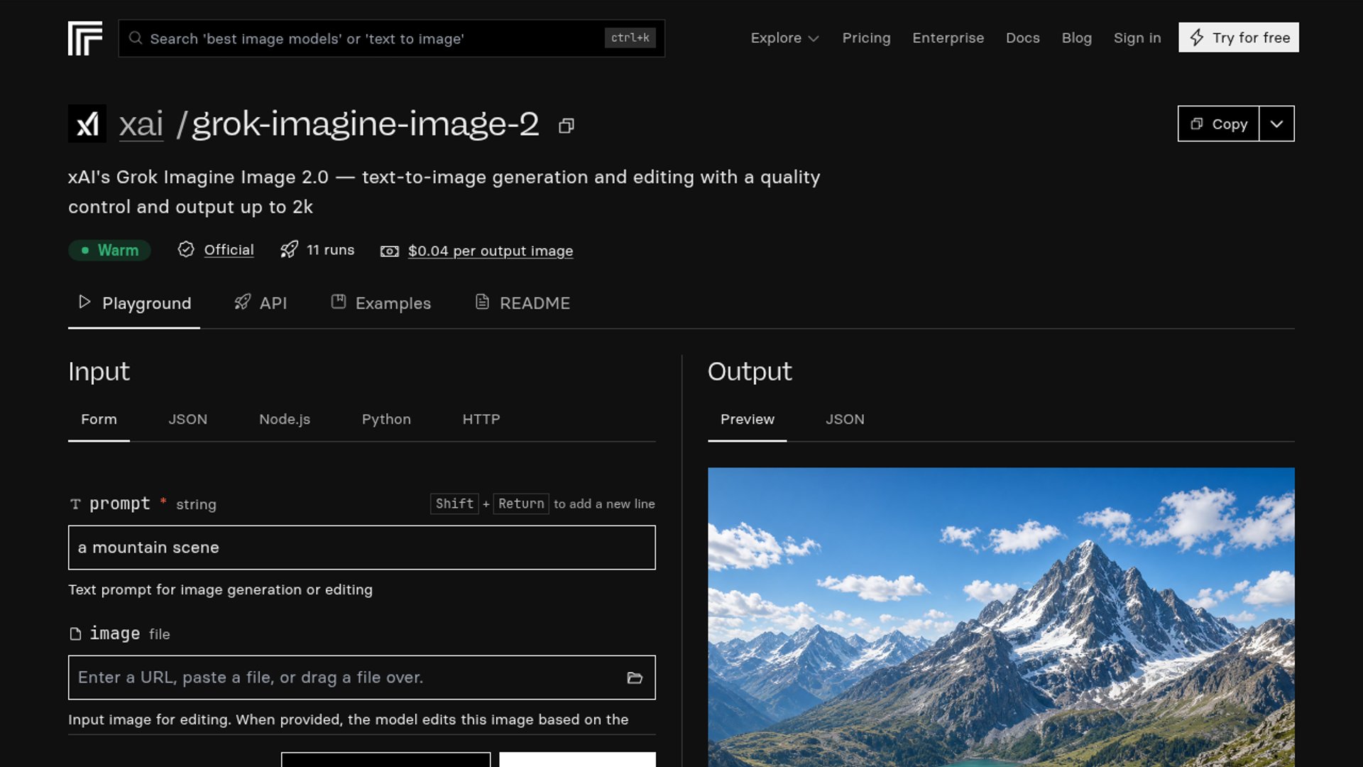 Grok Imagine Image 2.0 Hits Replicate