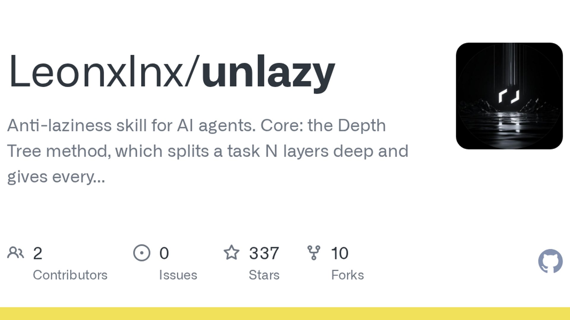 Unlazy makes AI work prove completion
