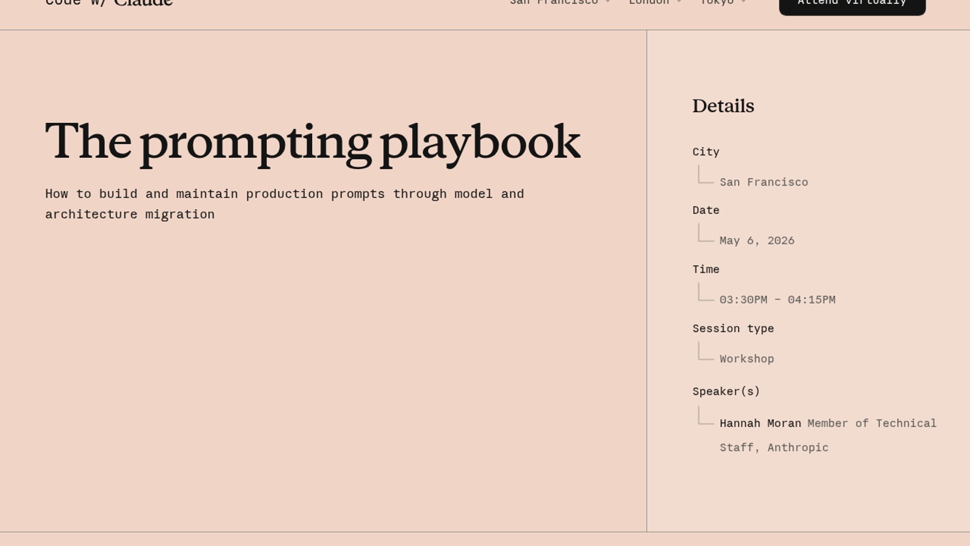 Anthropic drops prompting playbook workshop
