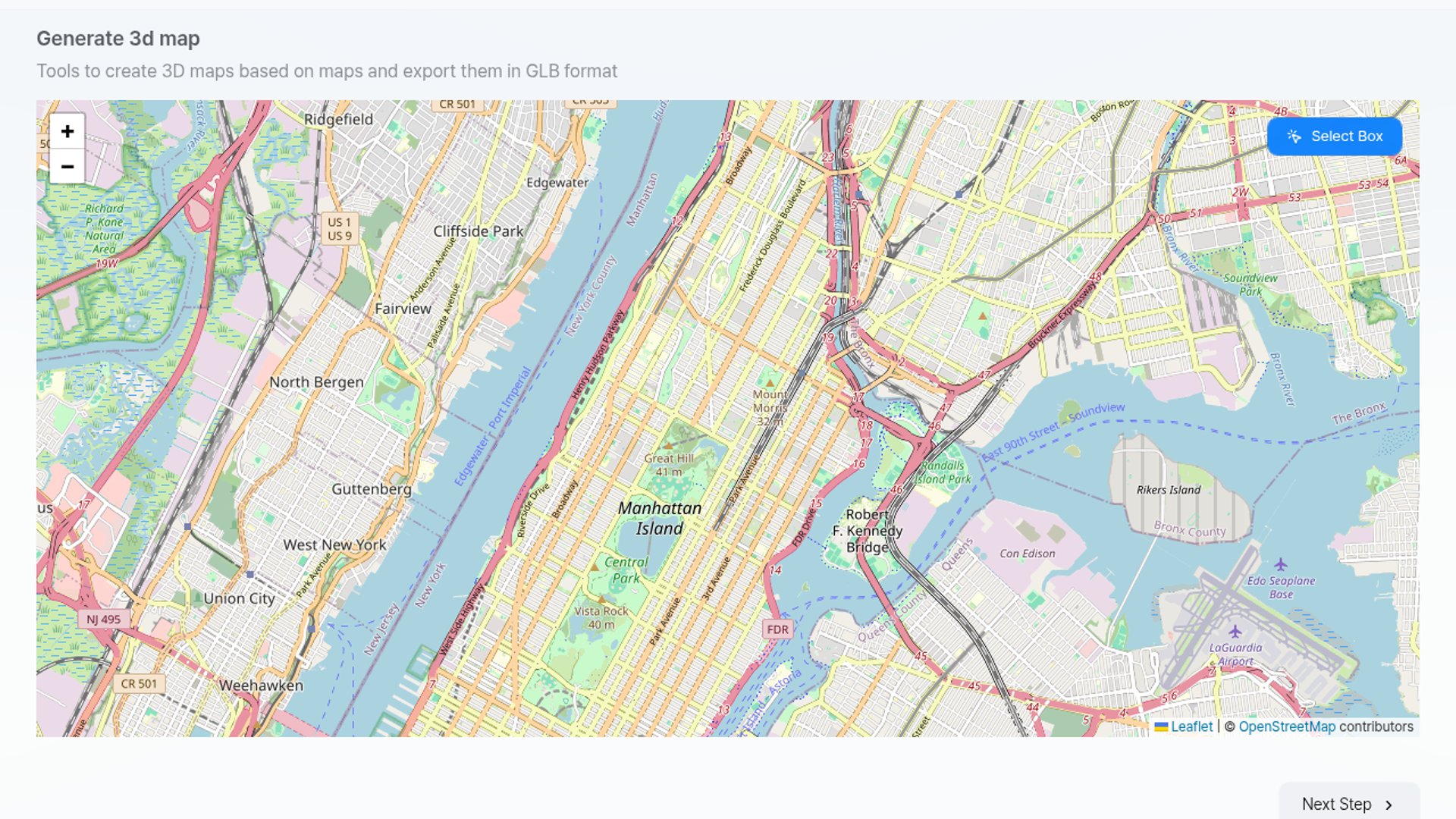 map3d Turns OpenStreetMap into GLB Cities