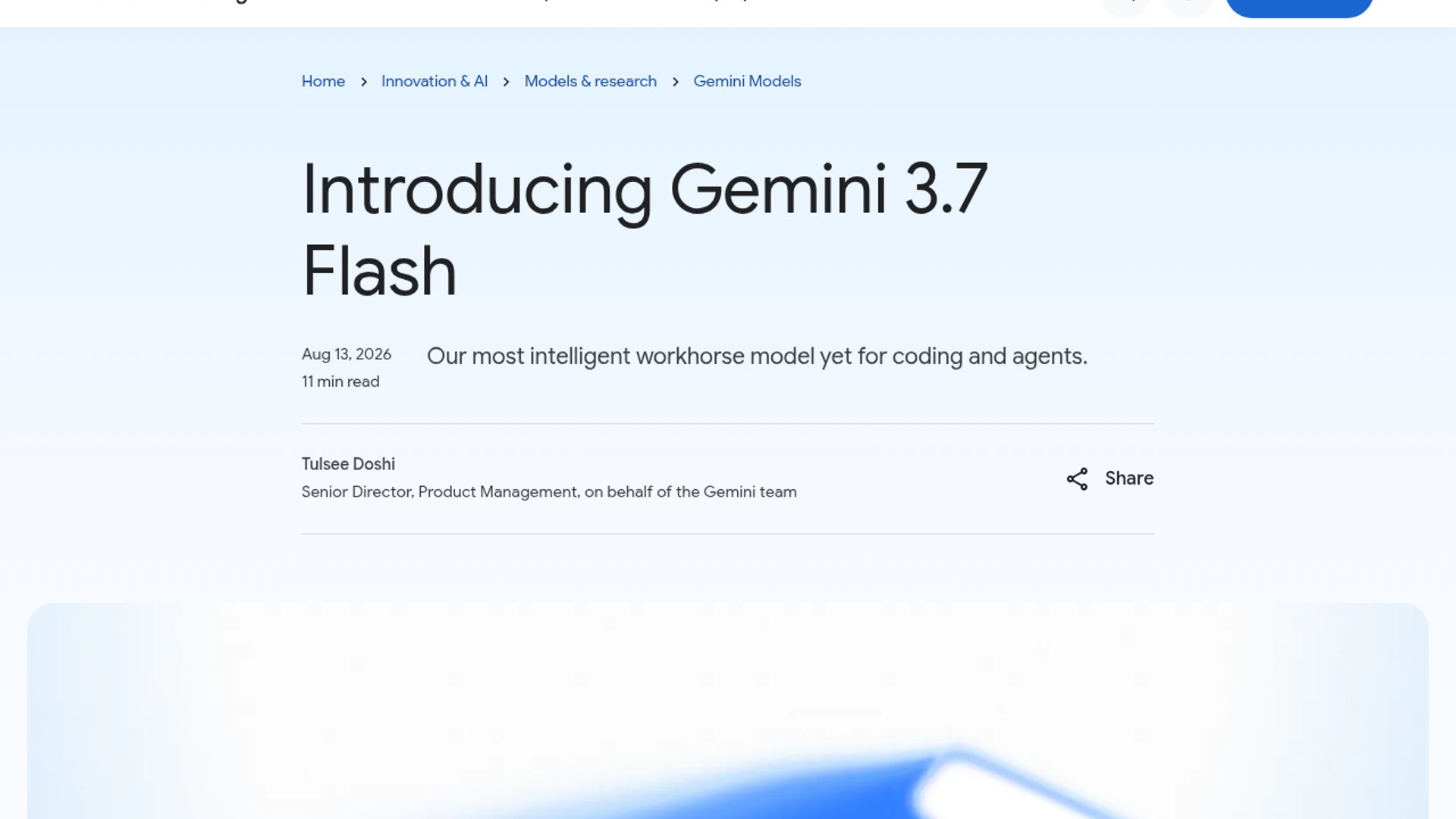 Google launches Gemini 3.7 Flash