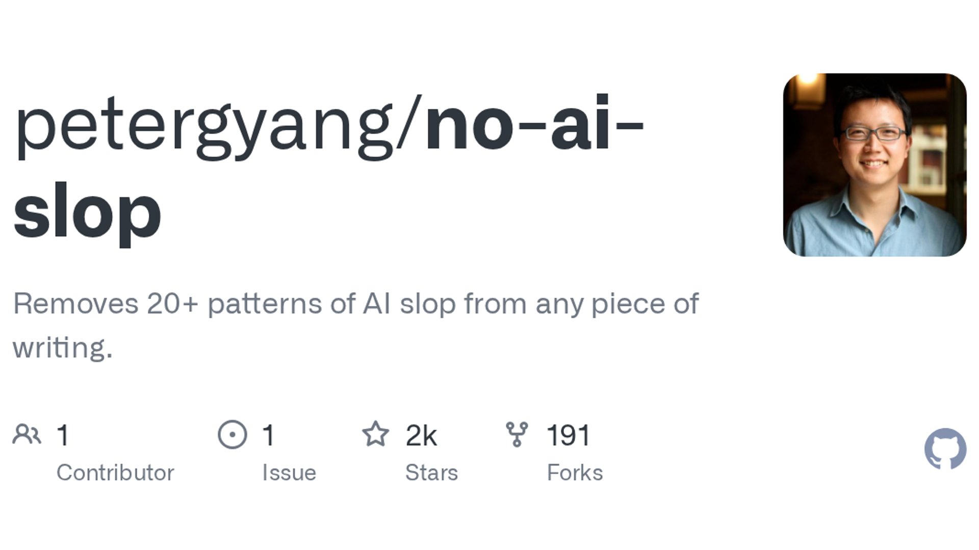 Peter Yang releases no-ai-slop writing skill