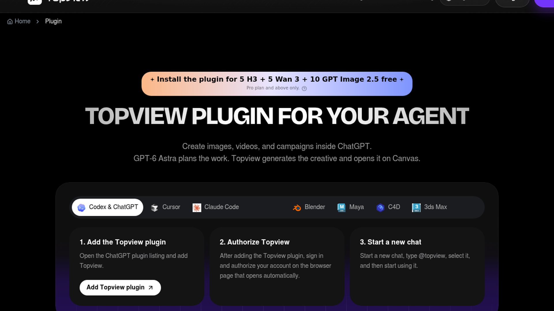 Topview Plugin Puts Agents Inside Canvas