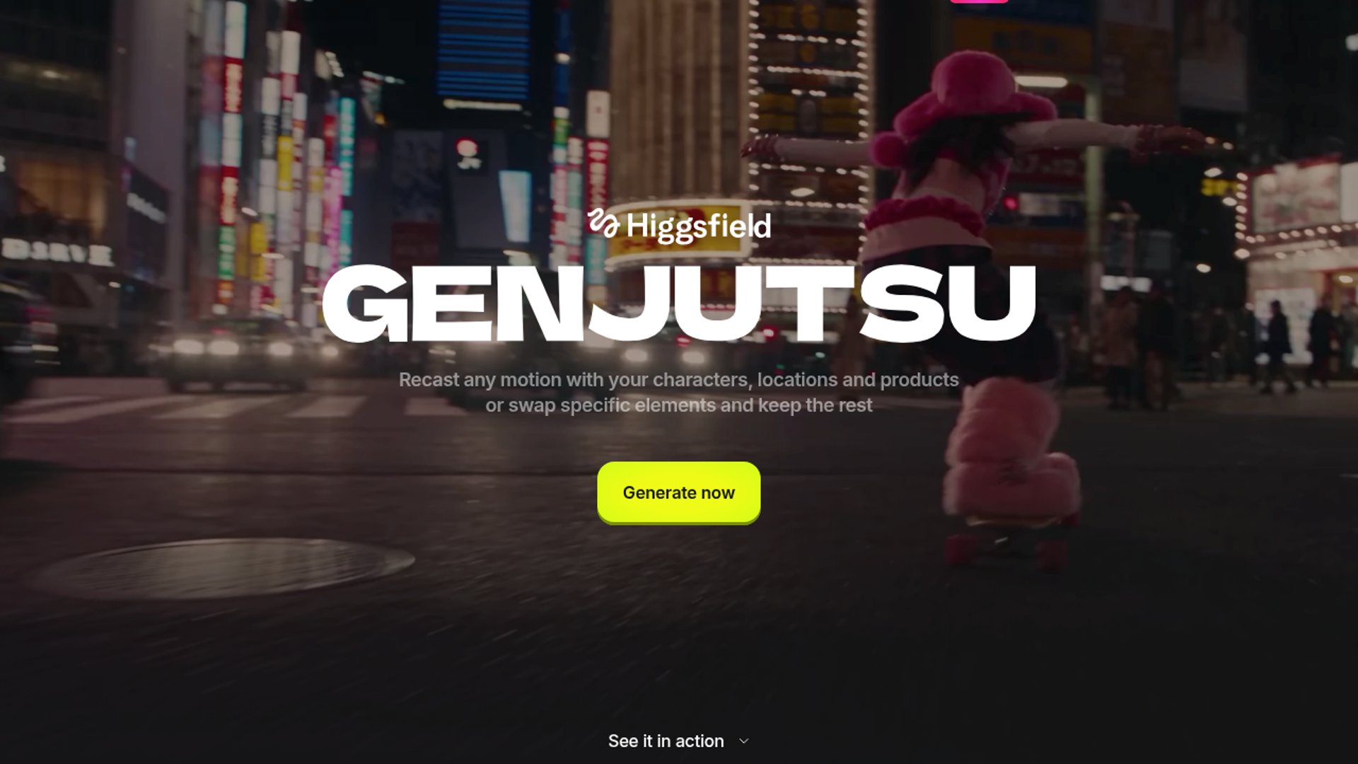 Higgsfield Genjutsu Recasts Video Without Reshoots