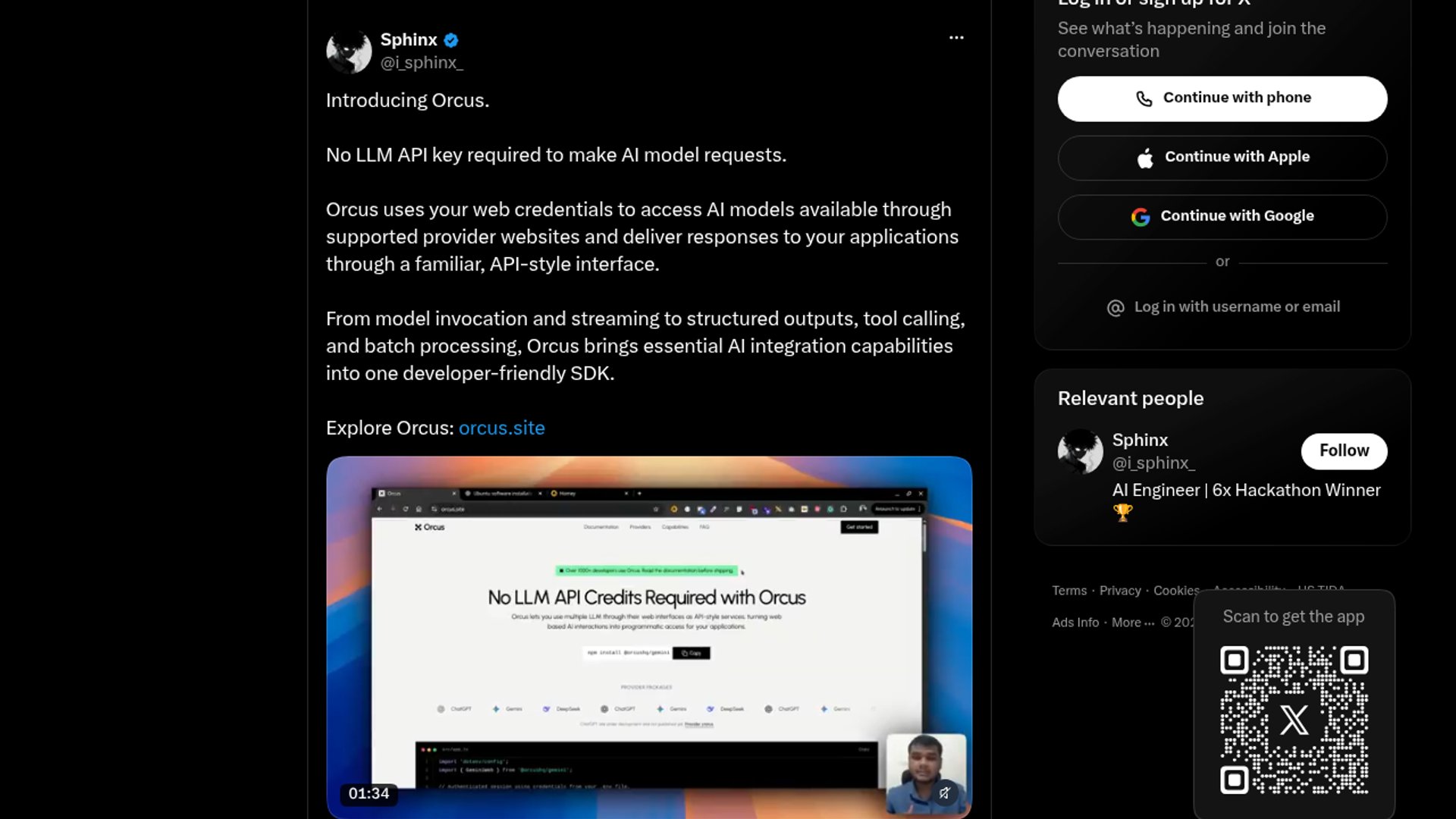 Orcus Launches Web-Credential AI SDK