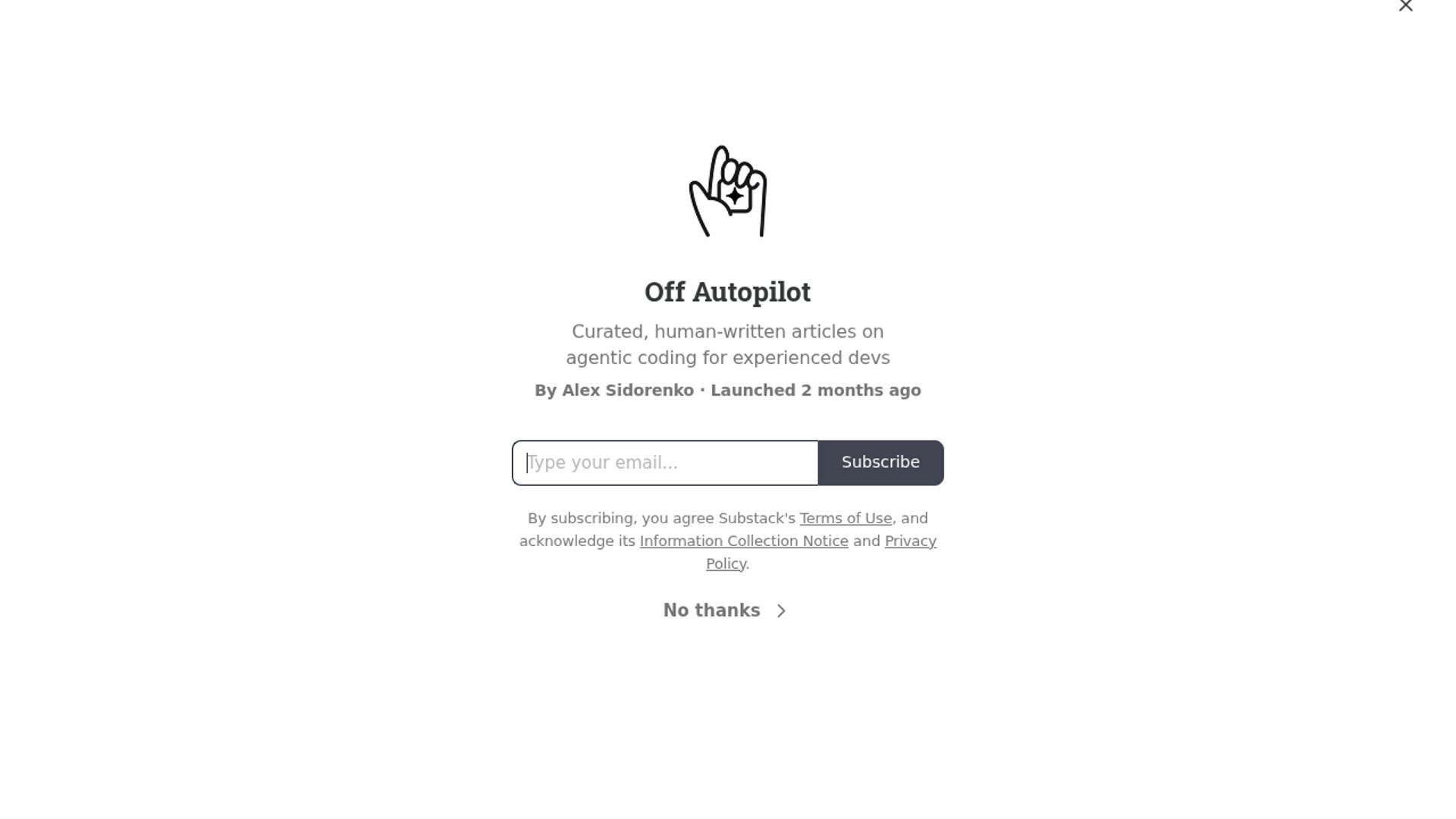 Off Autopilot hits Product Hunt