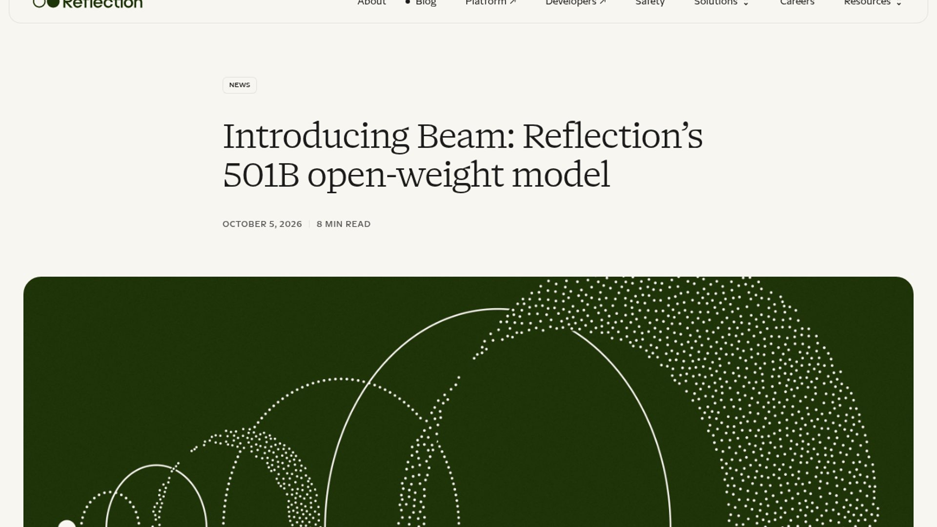 Beam launches 501B open-weight model
