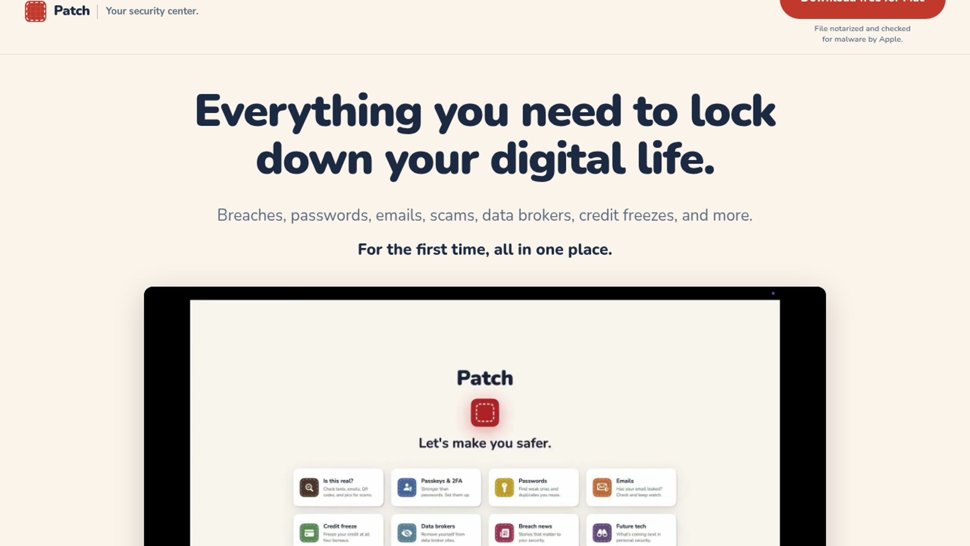 Patch simplifies cybersecurity for Apple users