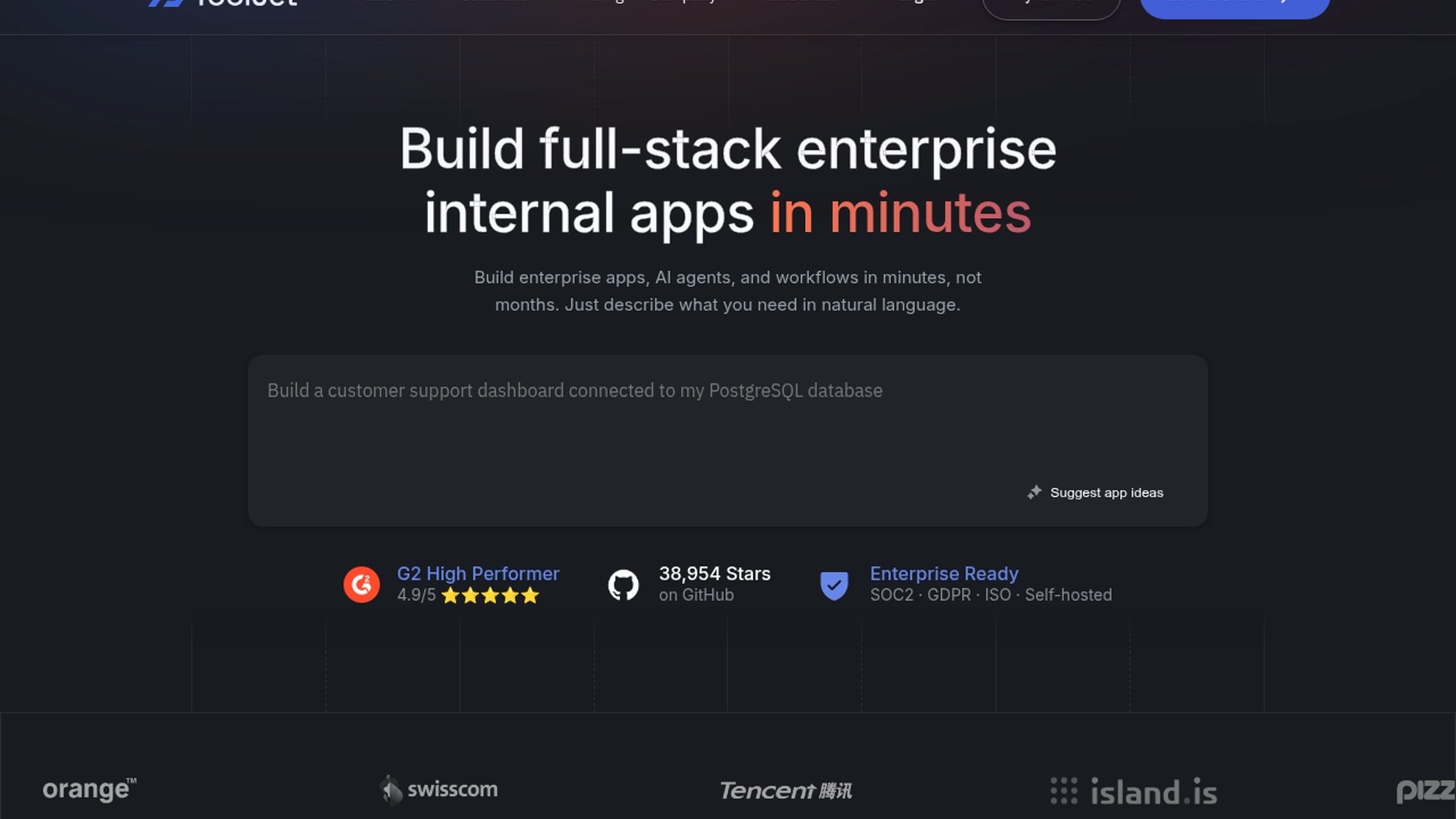 ToolJet Turns Open Source Into AI Apps