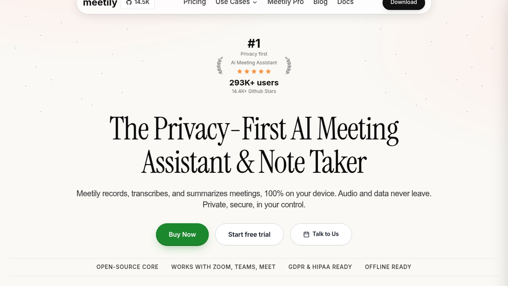 Meetily drops local-first AI meeting assistant