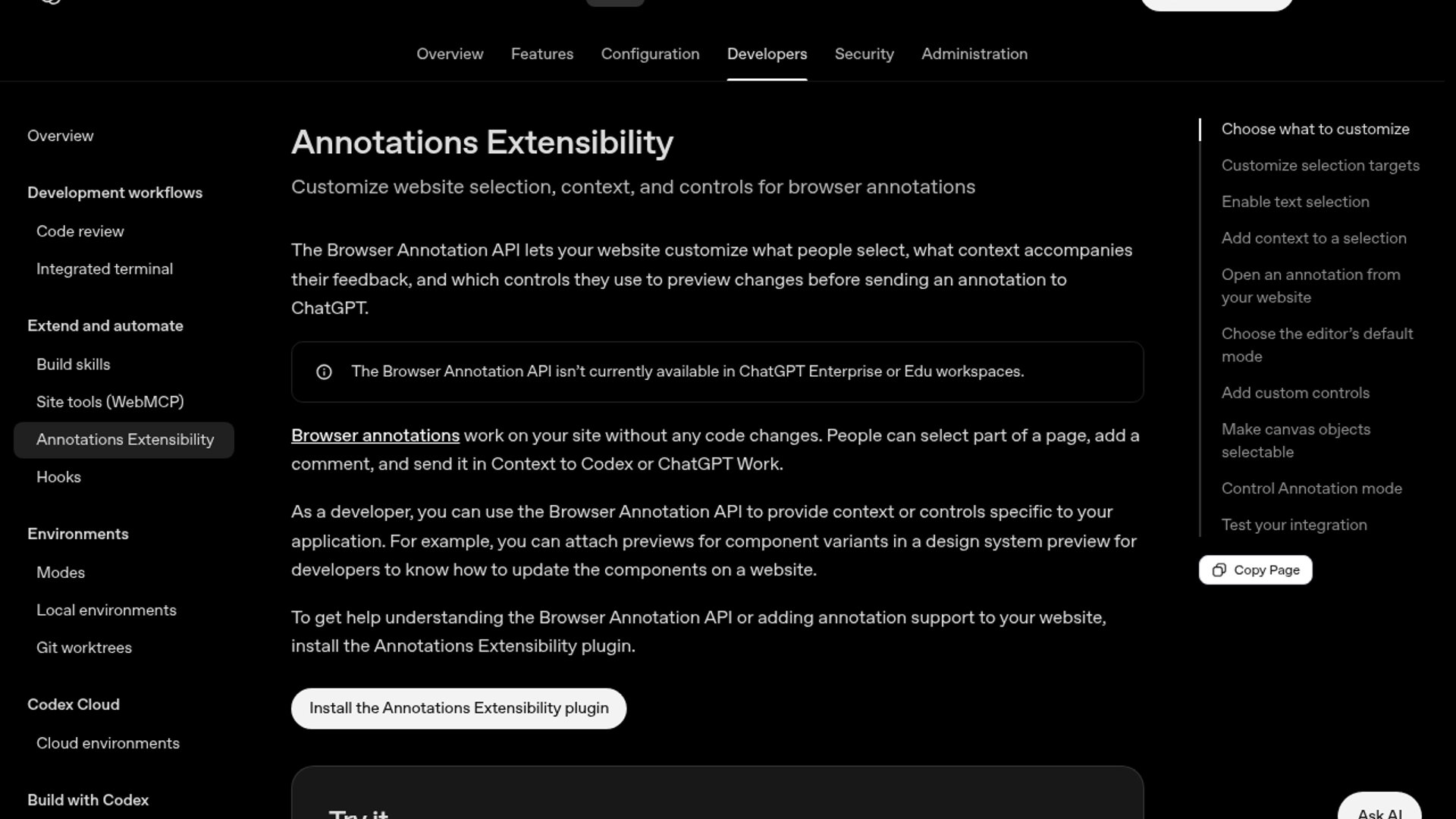 ChatGPT Browser Annotations Gain Custom Controls