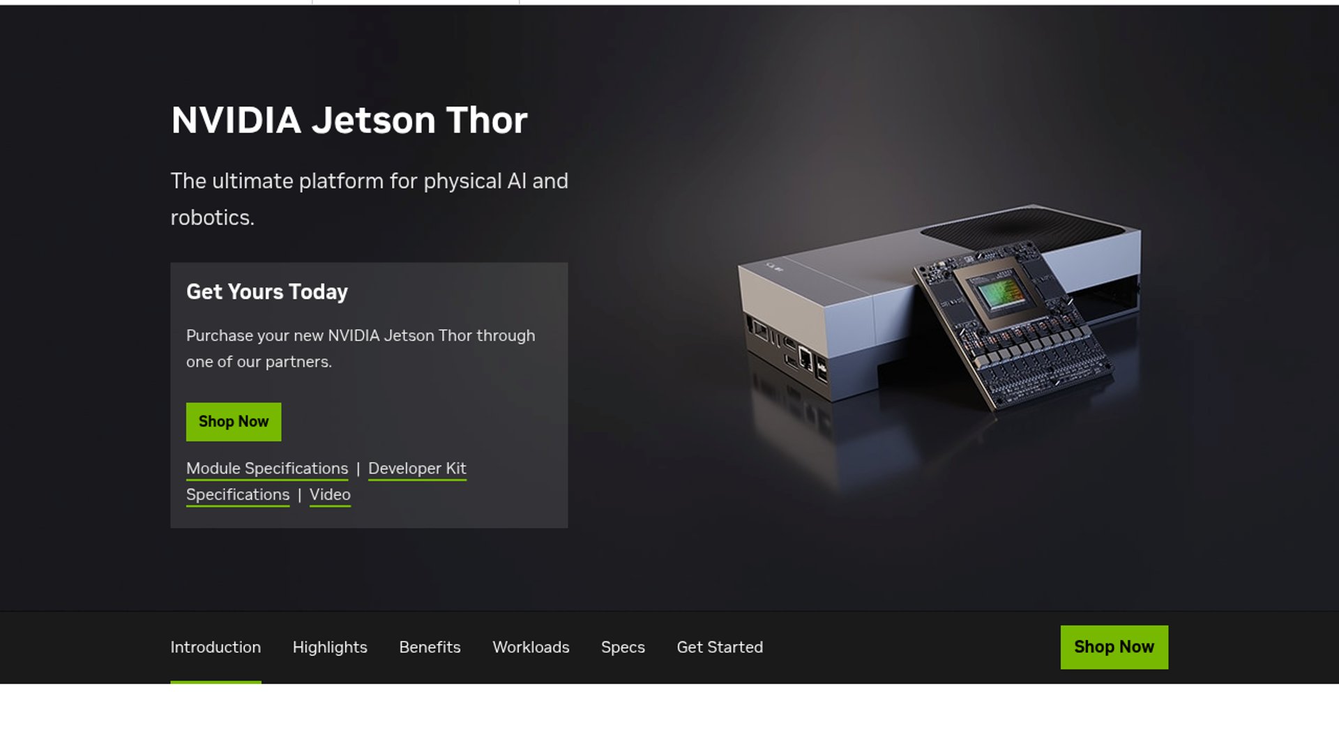 NVIDIA Unveils Smaller Jetson Thor Modules