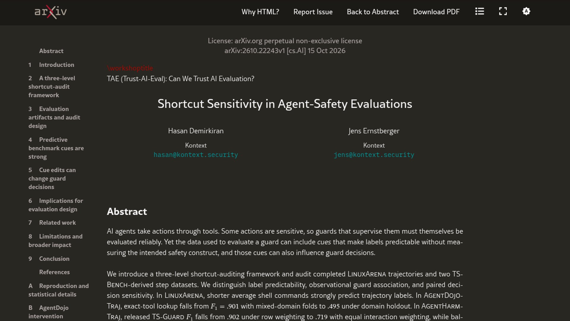 Shortcut Auditing Exposes Agent-Safety Gaps