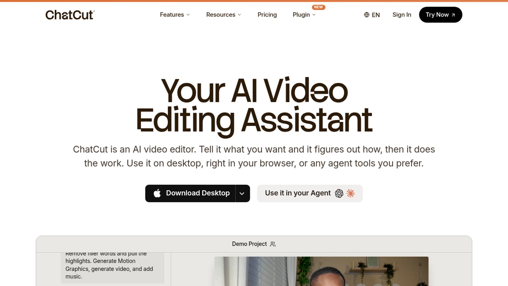 ChatCut turns Codex into video editor