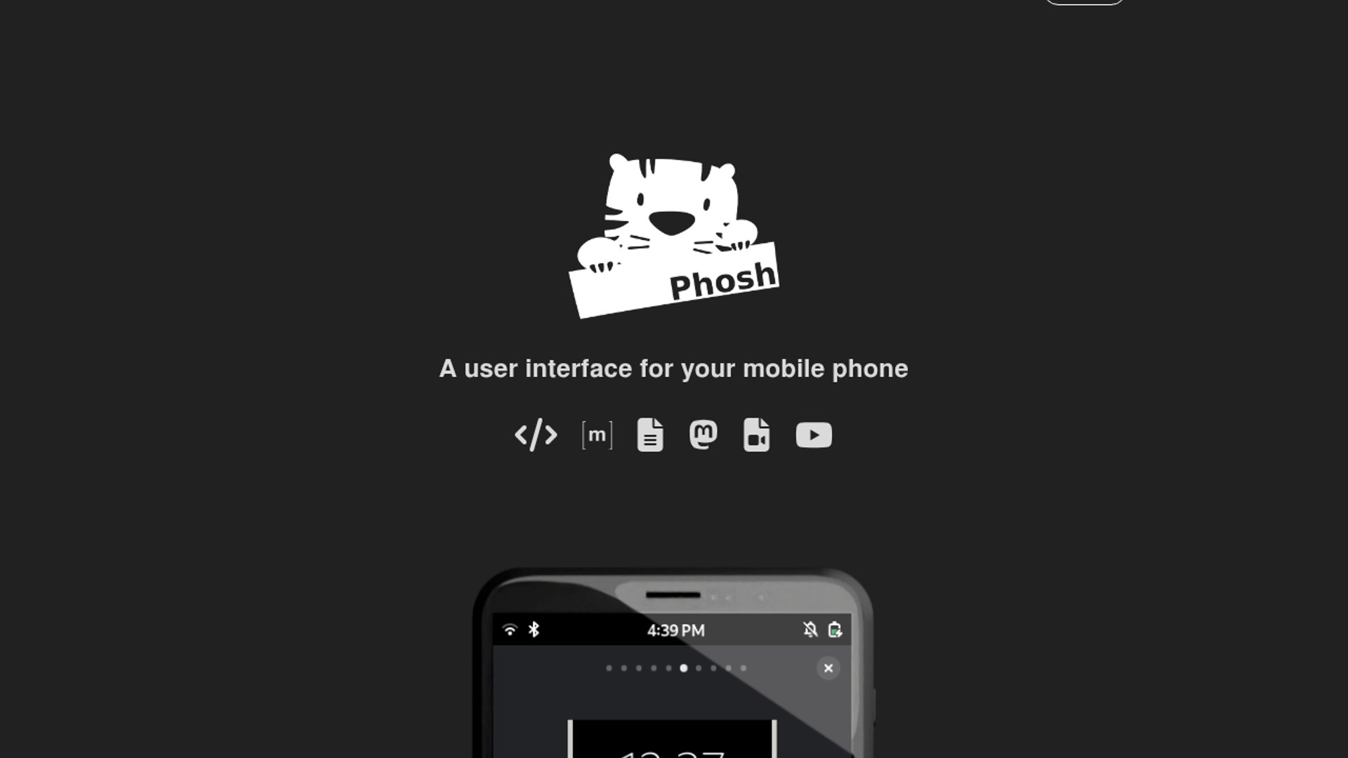 Phosh 0.56.0 lands CPU load meter, app hiding
