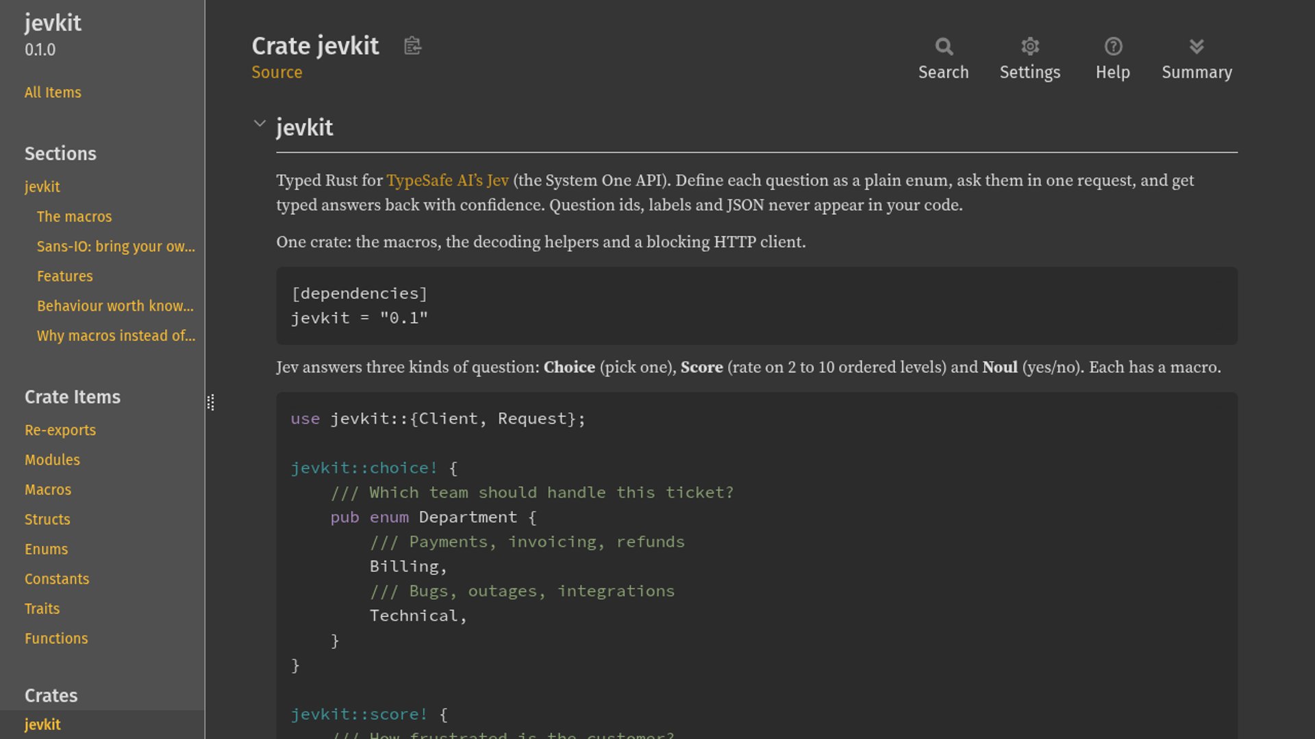 Jevkit Brings Typed Jev Bindings to Rust