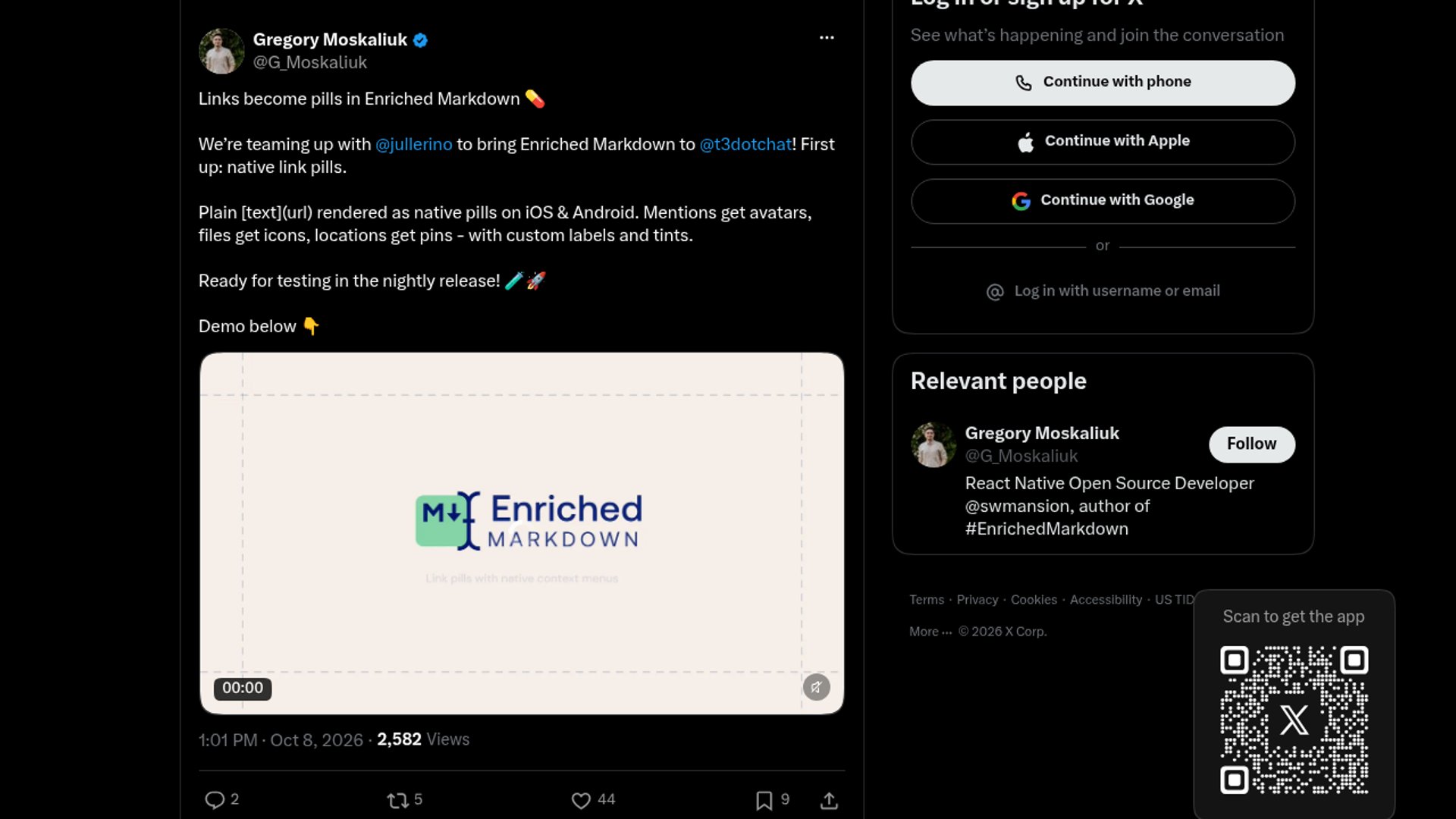 Enriched Markdown Brings Native Rendering to React Native