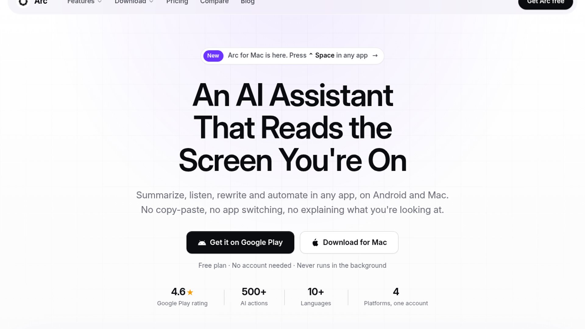 Arc Brings AI Actions to Every Screen
