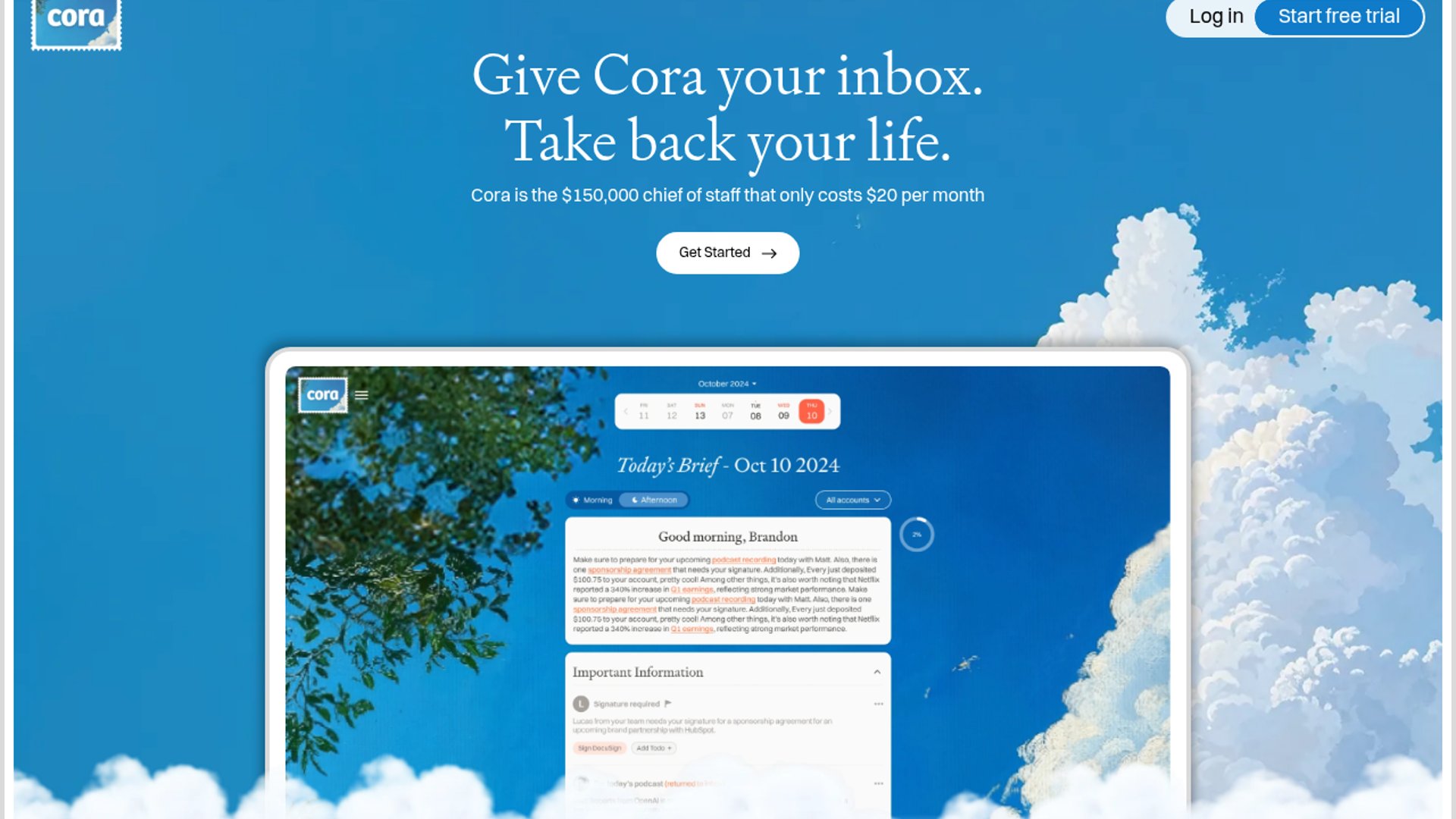 Cora previews Codex-native voice email workflow